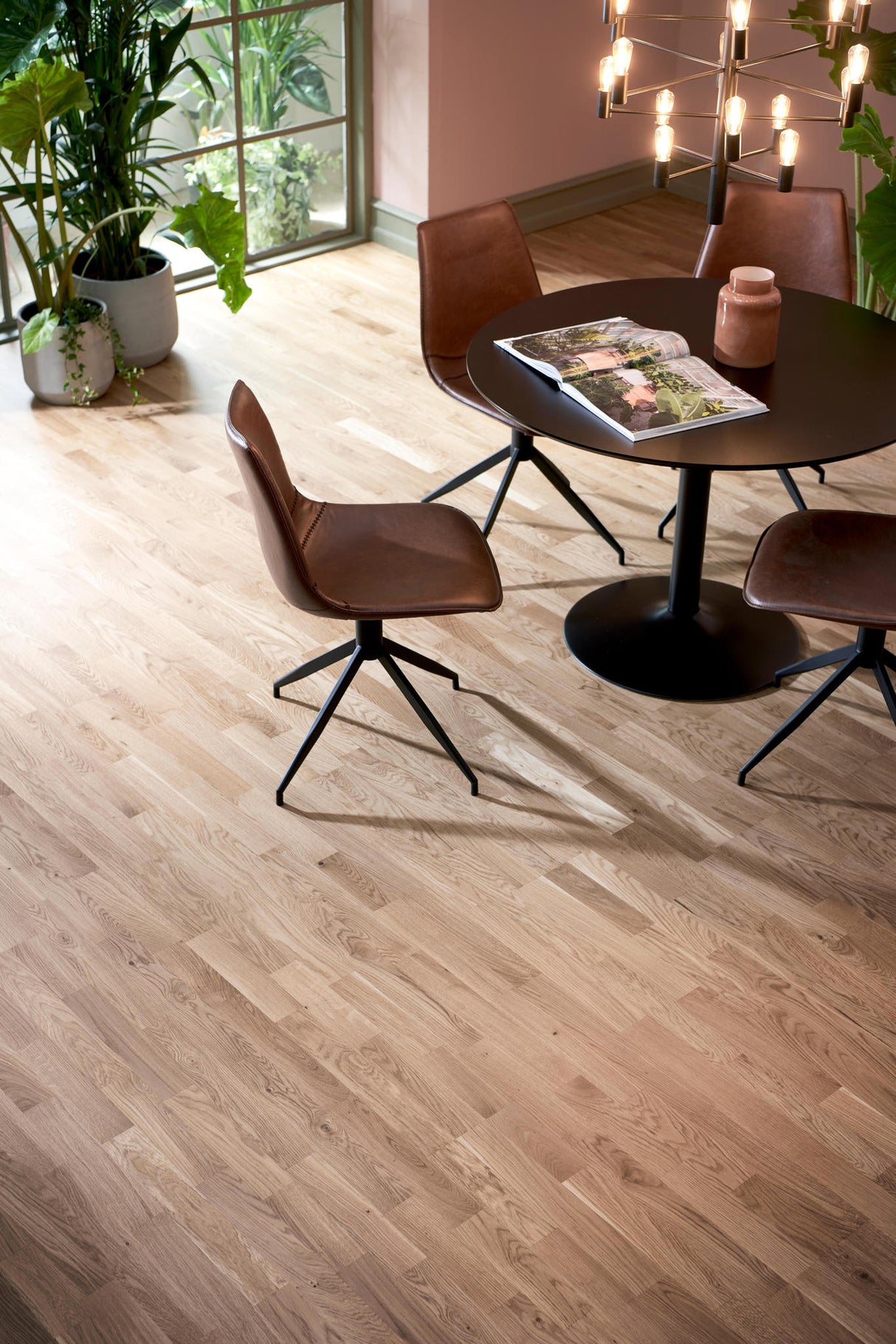 Lamelparket 3 stavs Eg Natur matlak