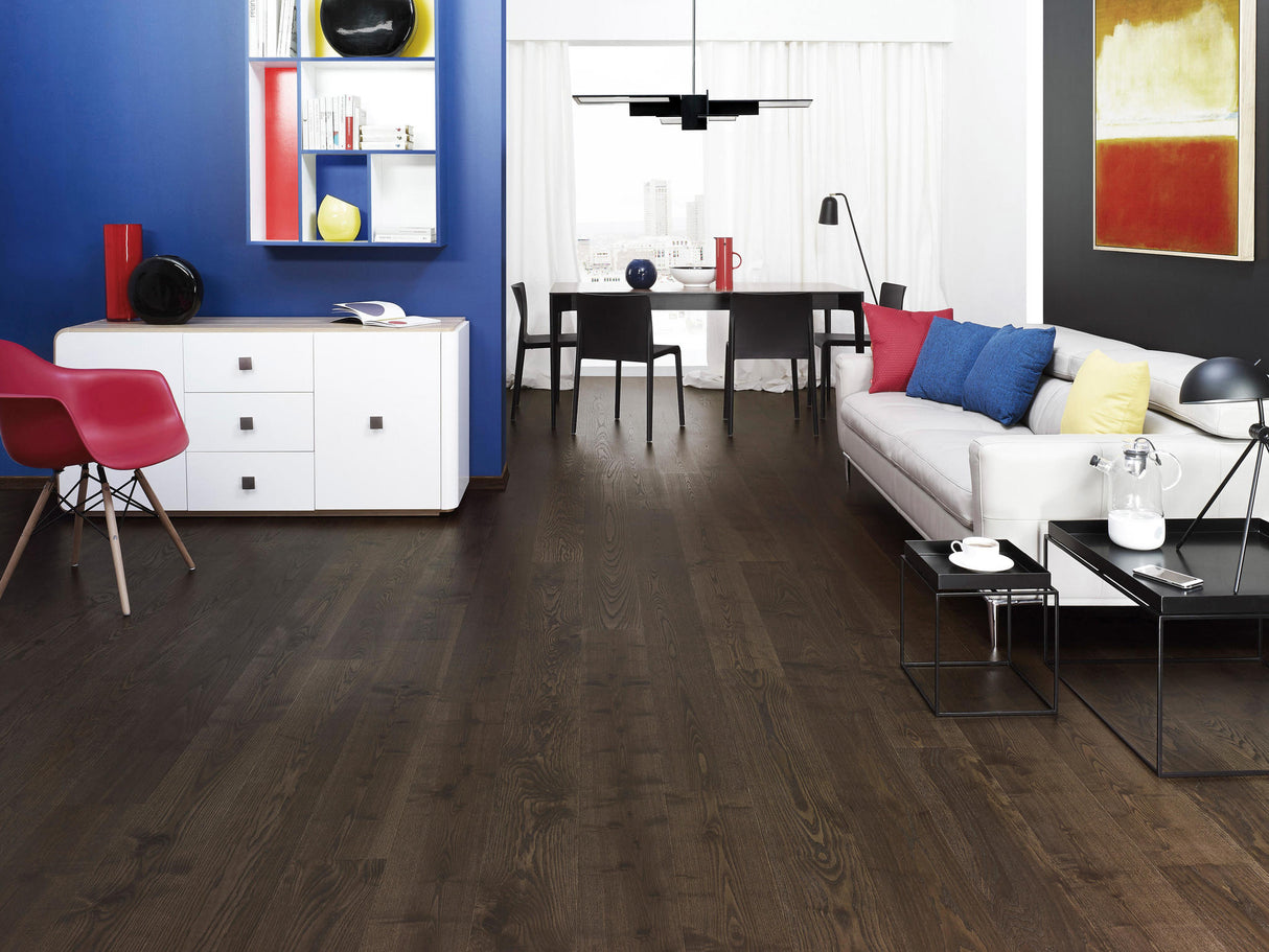 Ask Plank Brunbejdset matlak Coffee Børstet