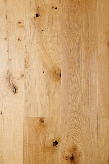 Eg Herregårdsplank Rustik/Wood Line, børstet natur matlak