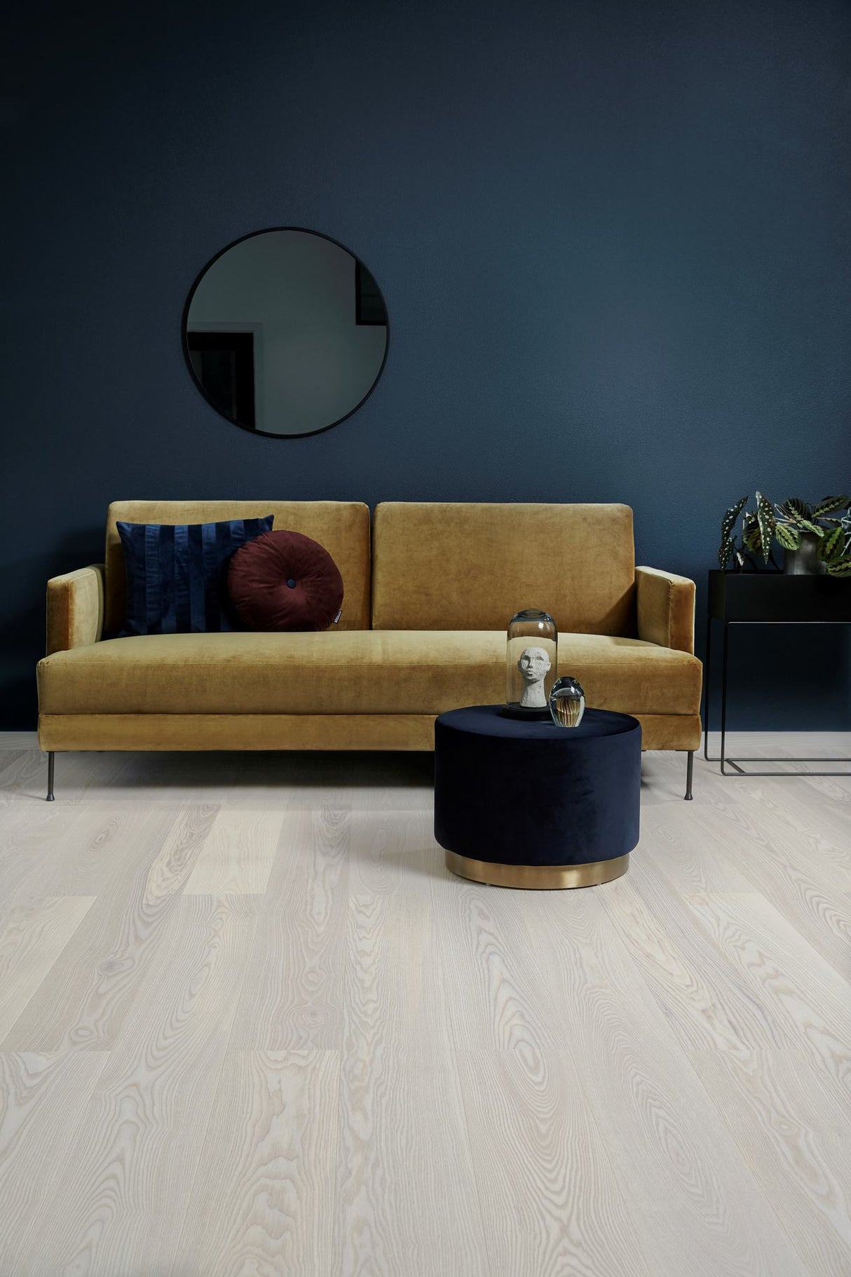 SLOTSPLANK ASK PRIME BØRSTET HVID