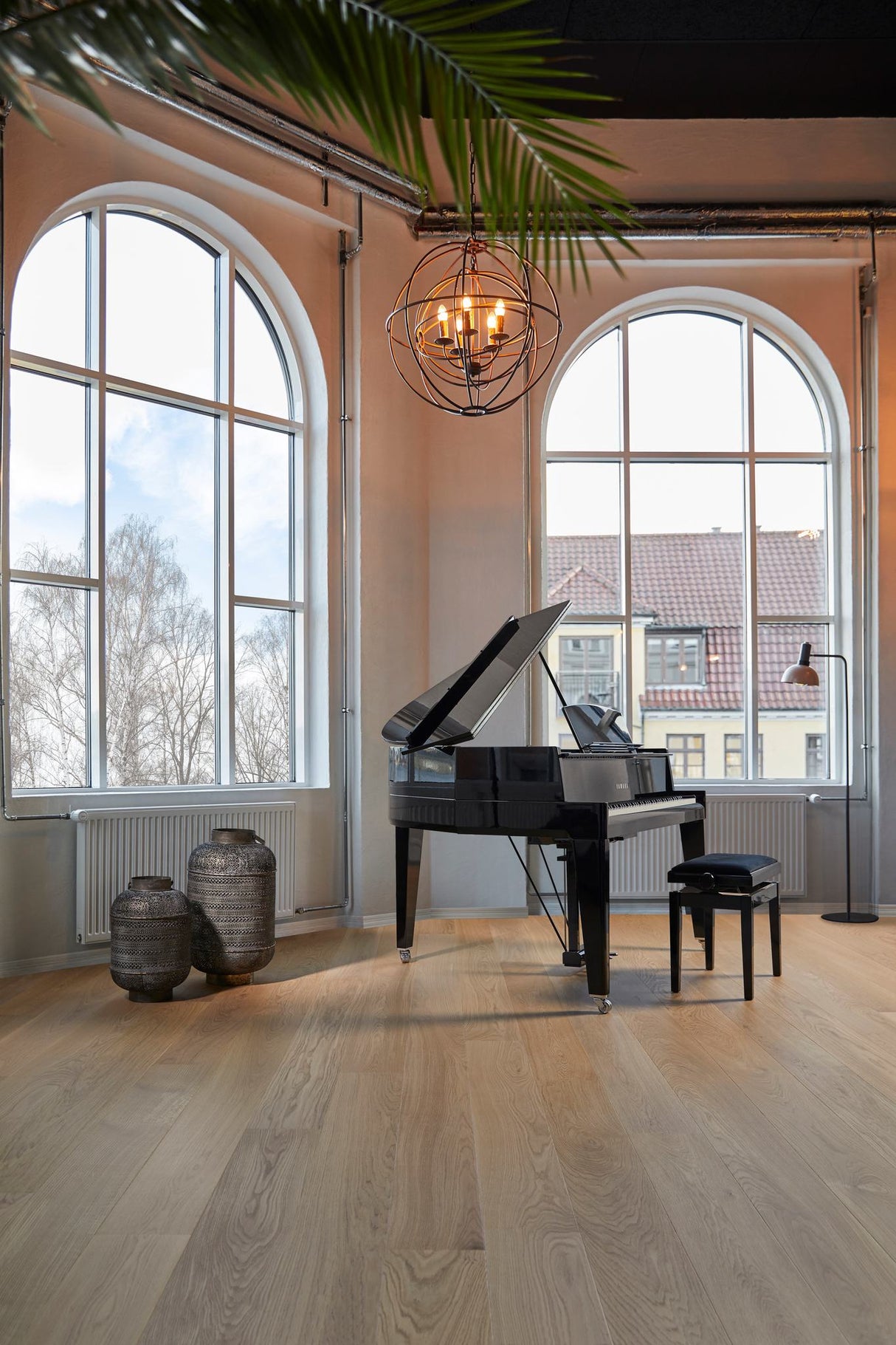 SLOTSPLANK EG PRIME BØRSTET HVID