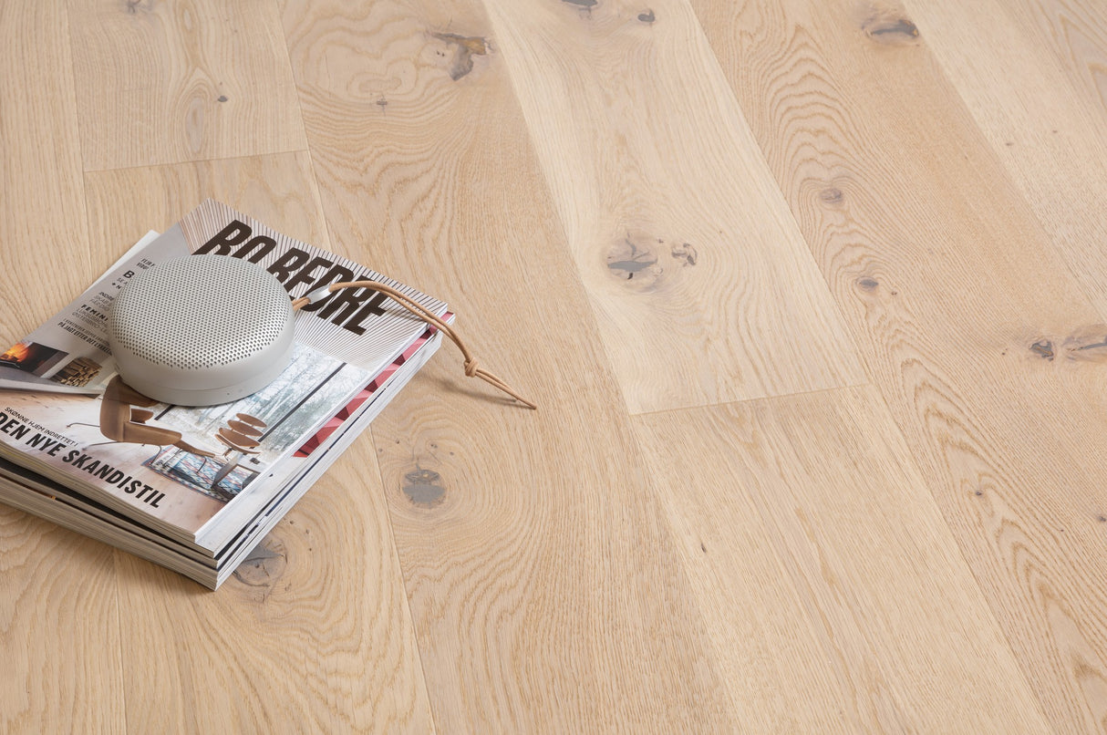 Molaloc+ Rustica Wideplank Eg Hvidolie, Børstet