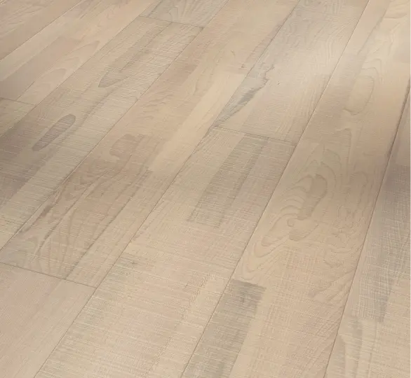 Parador Trægulv Trendtime 6 – Bøg hvid savstruktur 3-stavs hvid mat lak