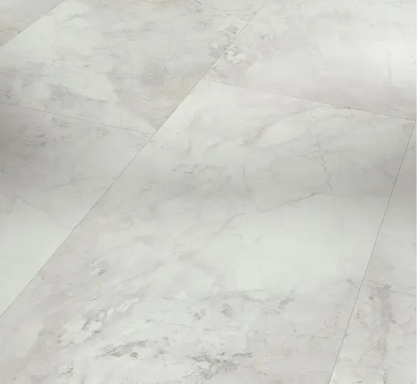 Parador vinyl Trendtime 5 - Marmor Abbey hvid mineralstruktur