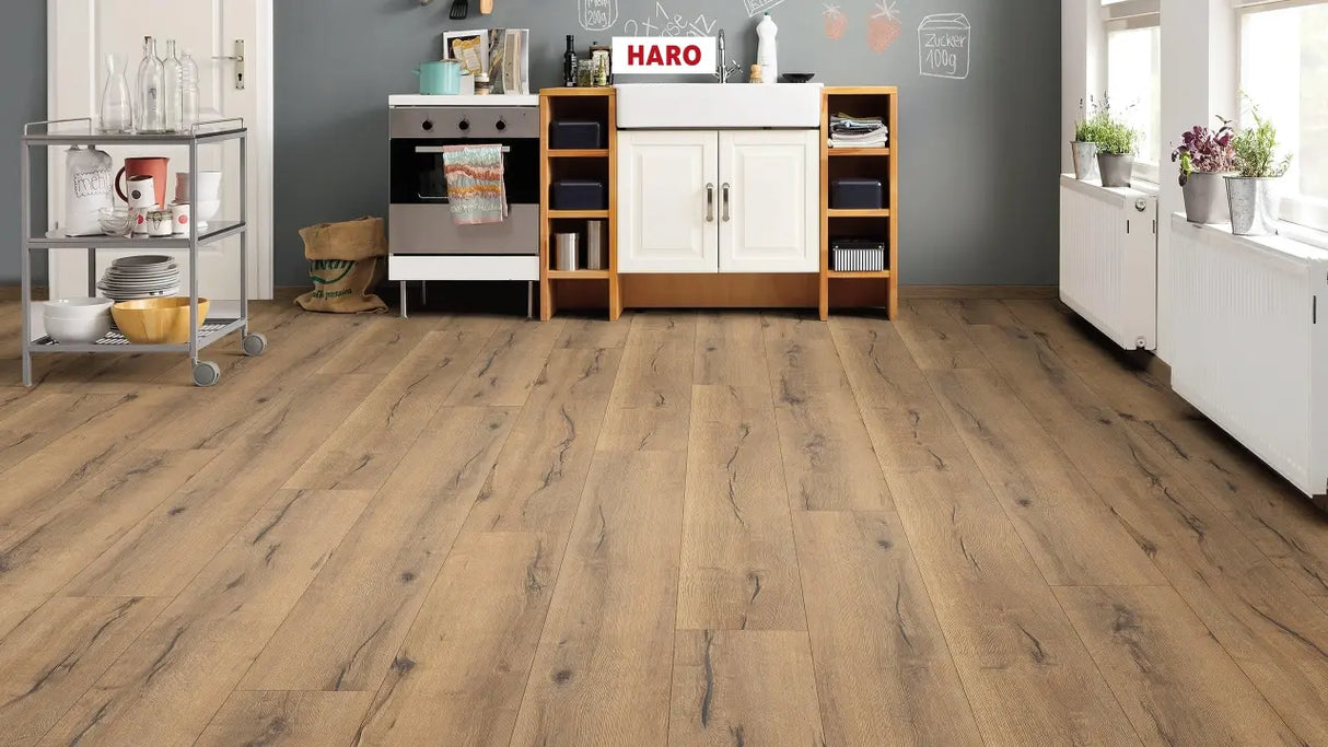 Haro laminatgulv, Gran Via Tritty 100 - Eg Italica, Natur