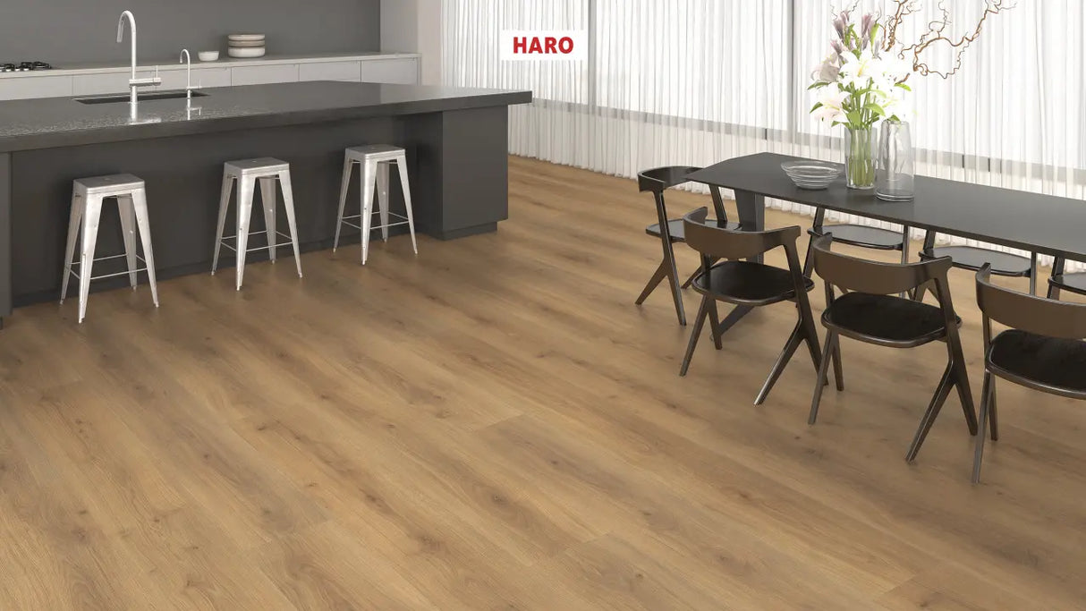 Haro laminatgulv, Grand Via Tritty 200 Aqua - Eg Emilia, Honning