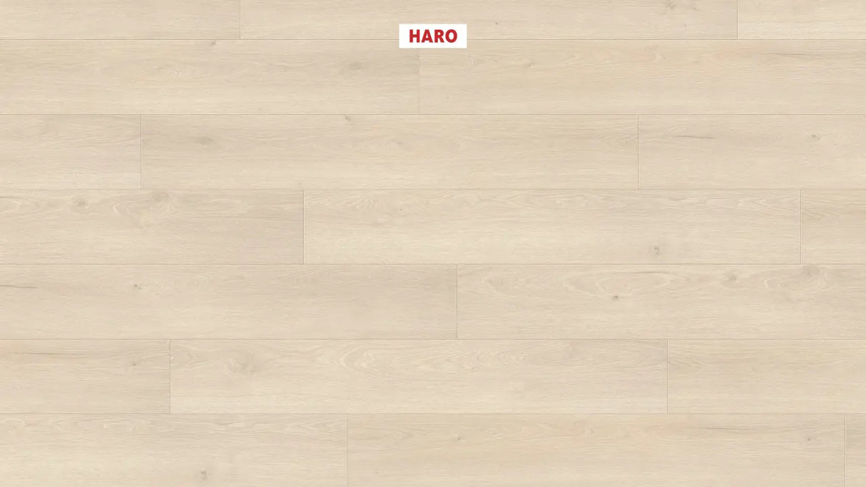 Haro laminatgulv Tritty 90 - Plankegulv, Eg Flavia hvid