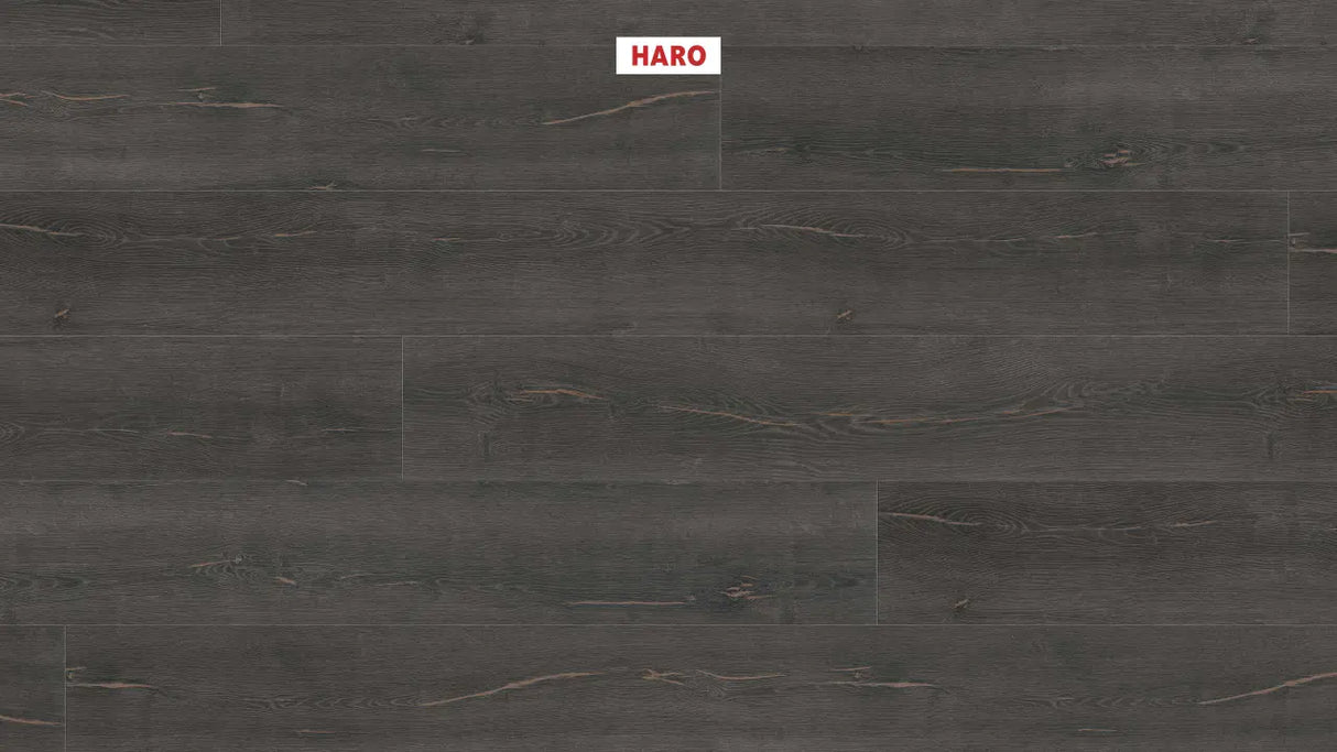 Haro laminatgulv, Grand Via Tritty 200 Aqua - Eg Metallic sort