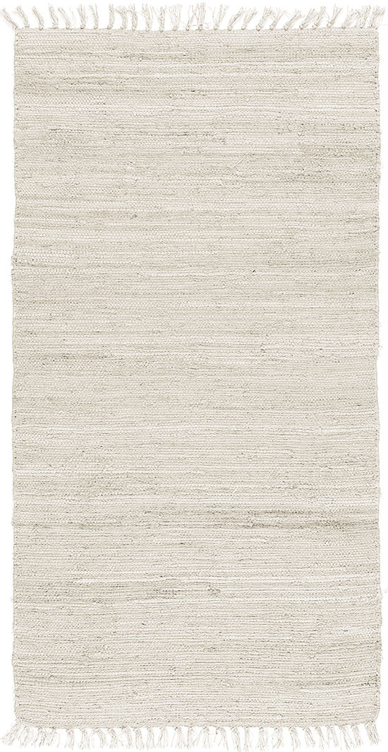 Cotton Polytuft kludetæppe Hvid