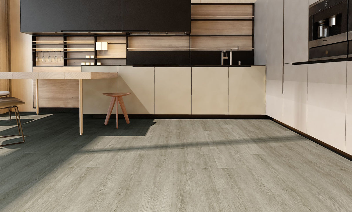 Elite Lvt Klik m. kork Planker grå 901