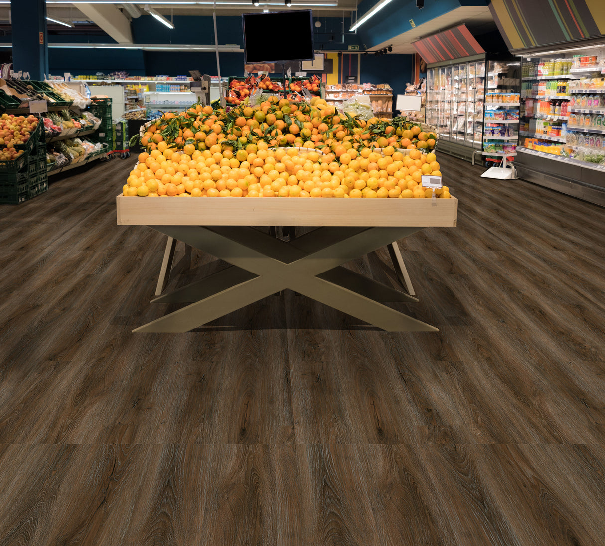 XpertPro LVT Glue Down Brown Oak