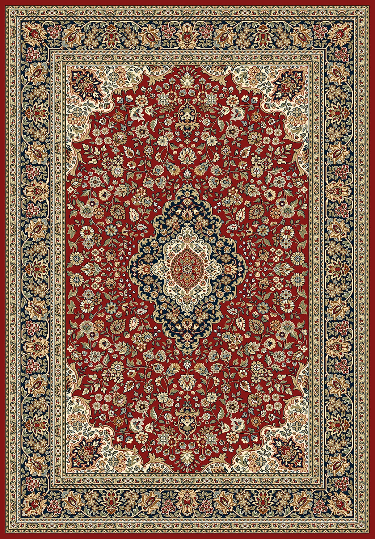 Queen - Wilton - Rød 8745-014