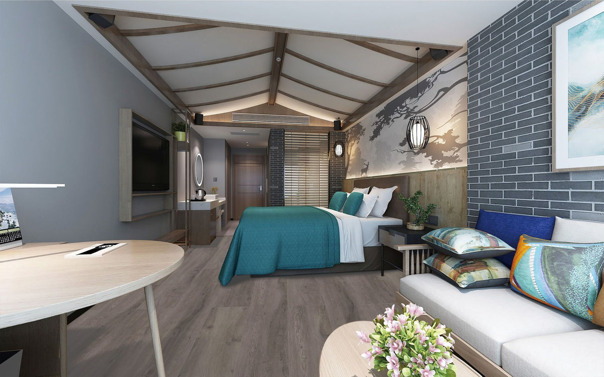 Looselay vinylgulv Mørk natur 98273