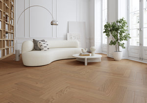 Moland SUPER Eg Herringbone Brisbane Natural Oak UV-matlak