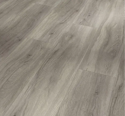 Parador vinyl Basic 5.3 - Eg pastelgrå planke børstet struktur vareprøve