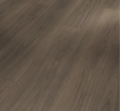 Parador Modular One - Eg Artemis kaffebrun planke elegant struktur vareprøve