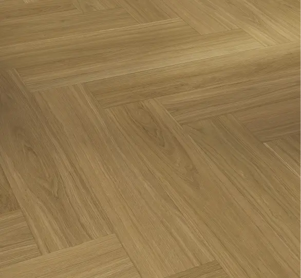 Parador Vinyl Trendtime 3 Sildeben - Eg Oxford karamelbrun silkemat struktur