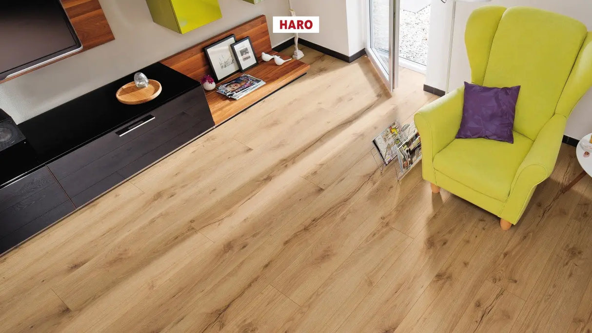 Haro laminatgulv, Gran Via Tritty 100 - Alpineg, Natur