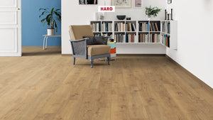 Haro laminatgulv Tritty 100 Korte planker - Eg Portland natur