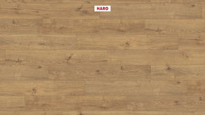 Haro laminatgulv Tritty 100 Korte planker - Eg Portland natur