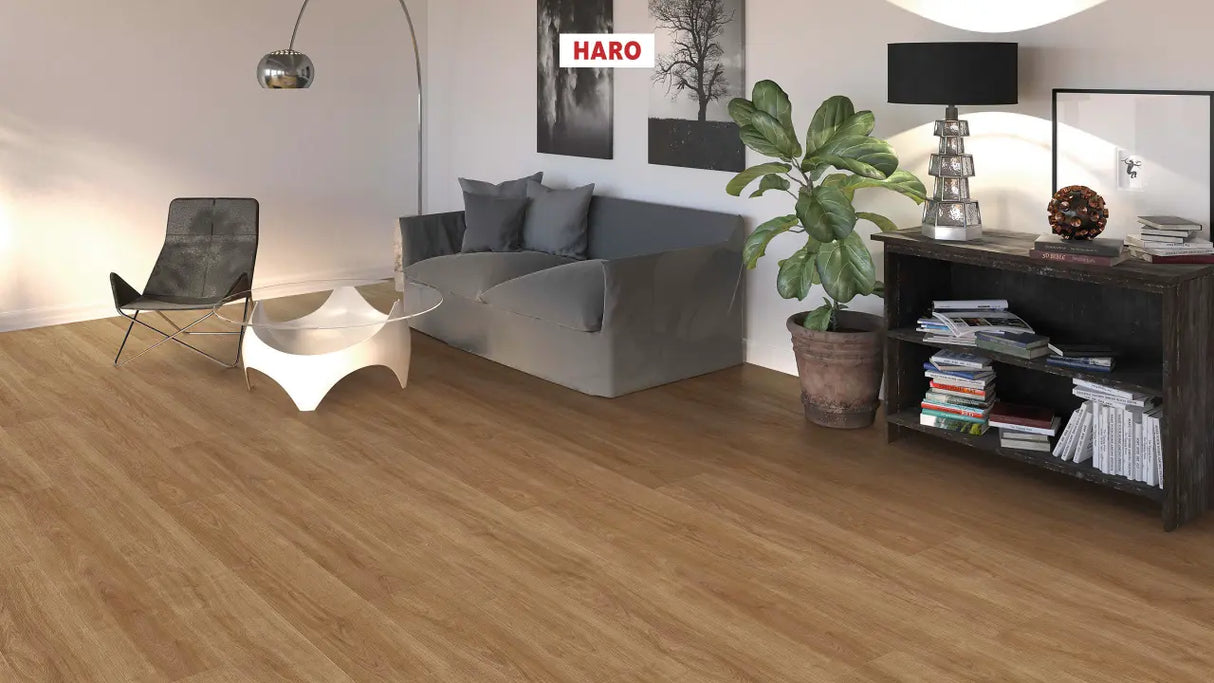 Haro laminatgulv Tritty 100 Korte planker - Eg Eleganza, Natur