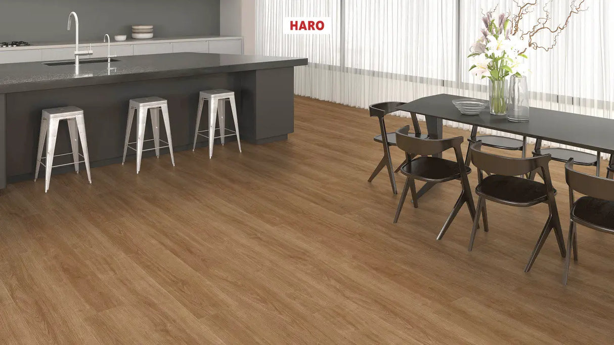 Haro laminatgulv Aqua Korte planker - Eg Eleganza natur