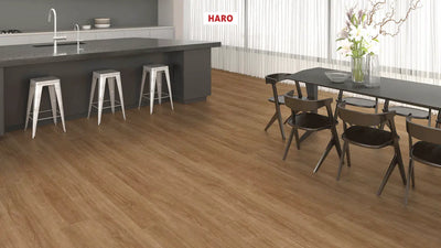 Haro laminatgulv Aqua Korte planker - Eg Eleganza natur vareprøve