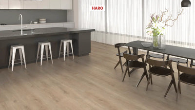 Haro laminatgulv, Gran Via Tritty 200 Aqua - Eg Veneto, Crema vareprøve