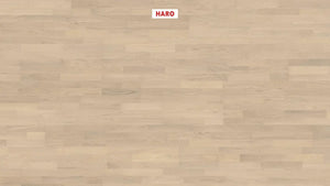 Haro parketgulv - Eg lyse hvid Naturale børstet nD