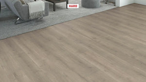 Haro laminatgulv Tritty 90 - Plankegulv, Eg Bari Grå