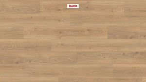 Haro laminatgulv Aqua Korte planker - Eg Flavia natur
