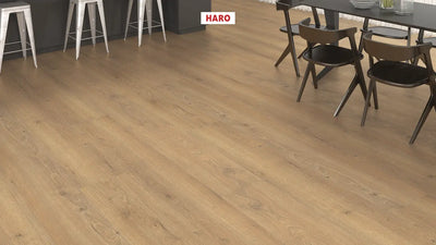 Haro laminatgulv, Grand Via Tritty 200 Aqua - Eg Flavia natur vareprøve