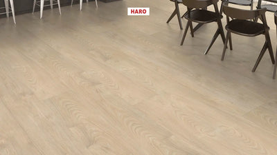 Haro laminatgulv, Grand Via Tritty 200 Aqua - Sølvløn Vario vareprøve