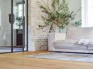 Wideplank - Børstet Eg Country med klar matlak - Bredde 220 mm