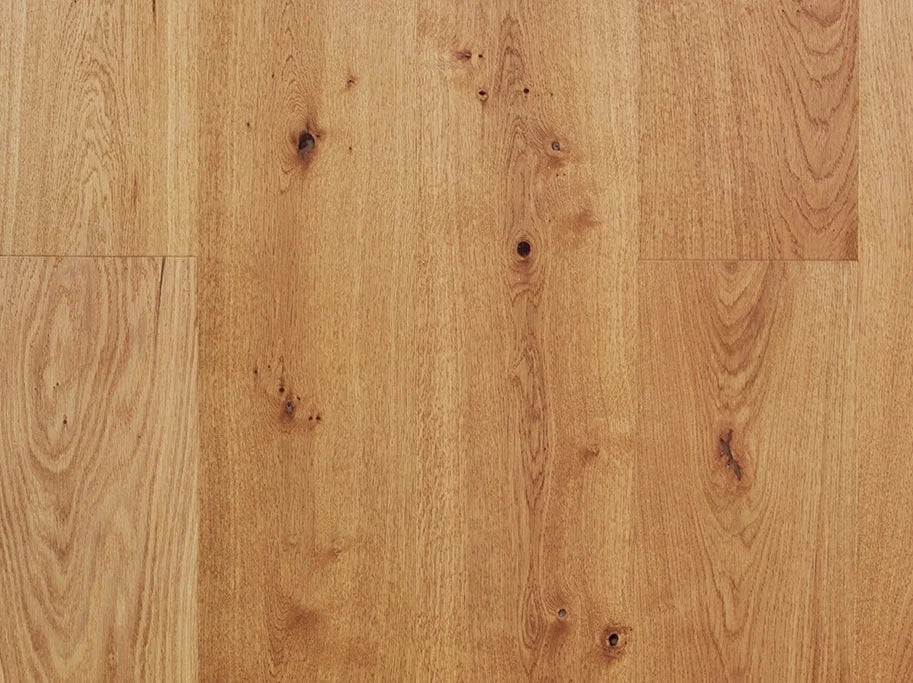 Wideplank - Børstet Eg Country med klar matlak - Bredde 220 mm