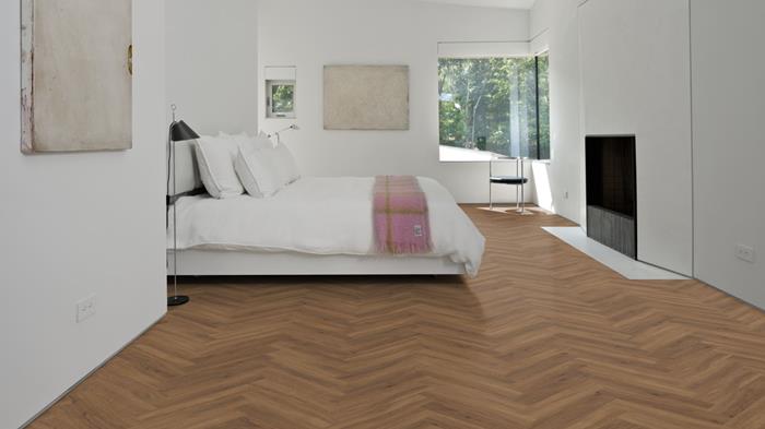 Kährs Vinyl Luxury Tiles Click Sildeben Parket 5mm Redwood Herringbone  RESTPARTI TOTAL 45,76 m2